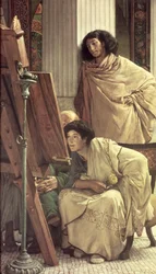 Ein Besuch im Atelier, 1873